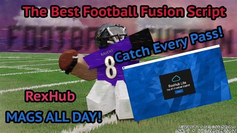 rexhub|The Best Football Fusion Script (Catch Everything!) [RexHub].